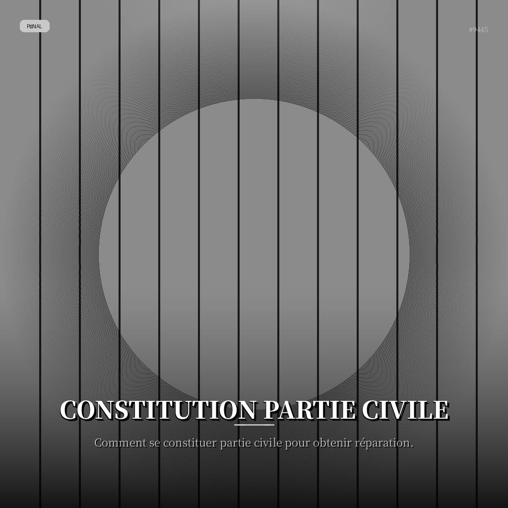 Constitution Partie Civile