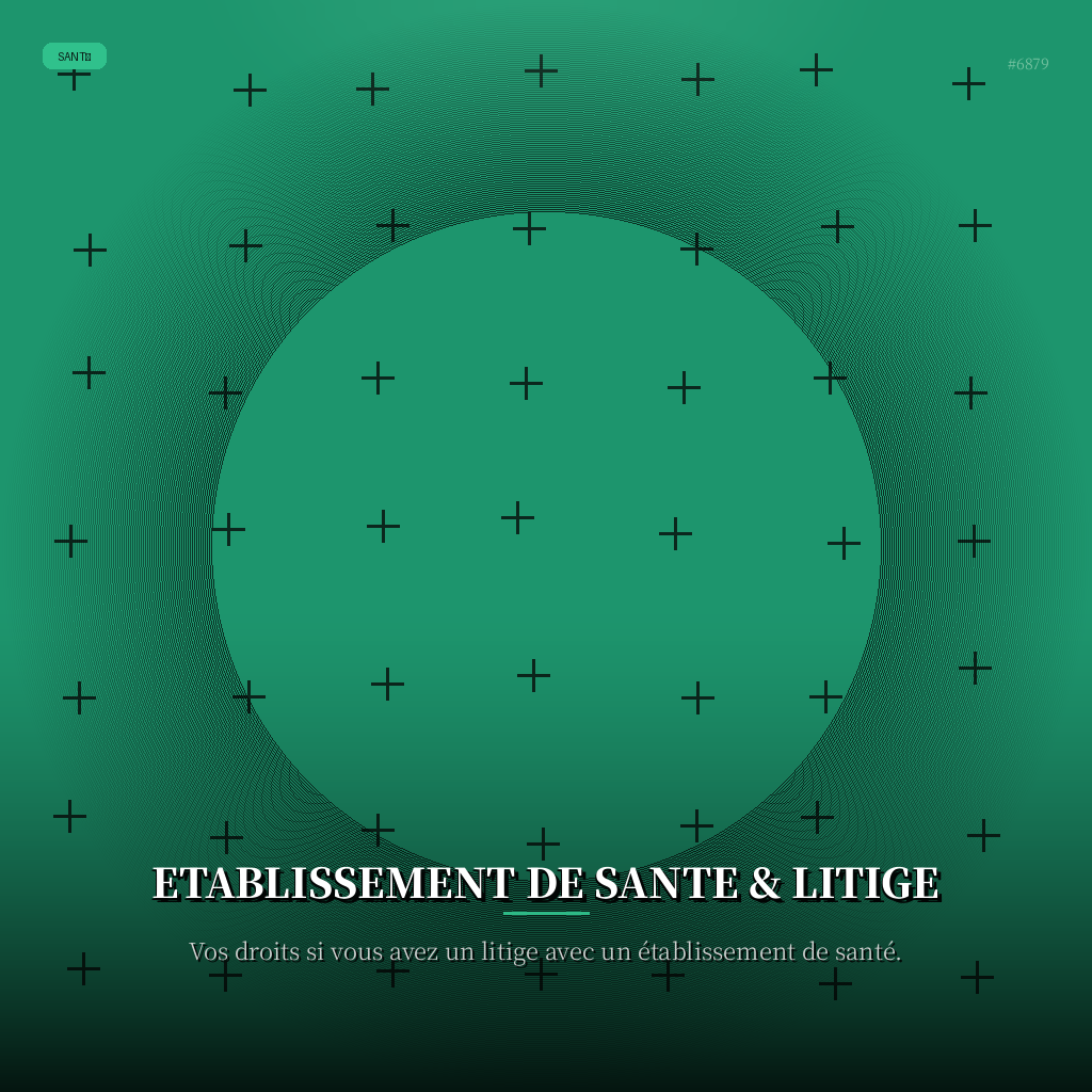 Etablissement de Sante & Litige