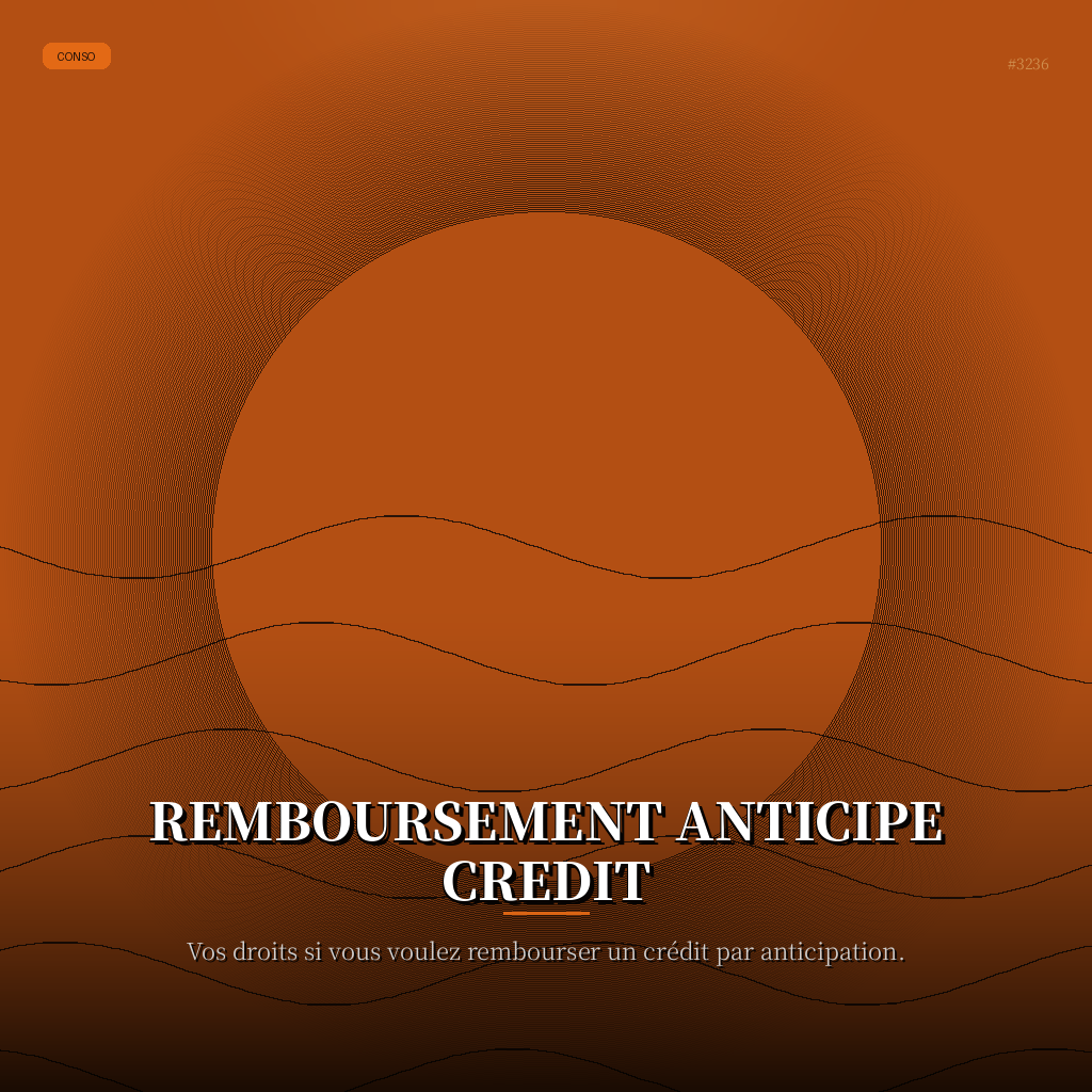 Remboursement Anticipe Credit