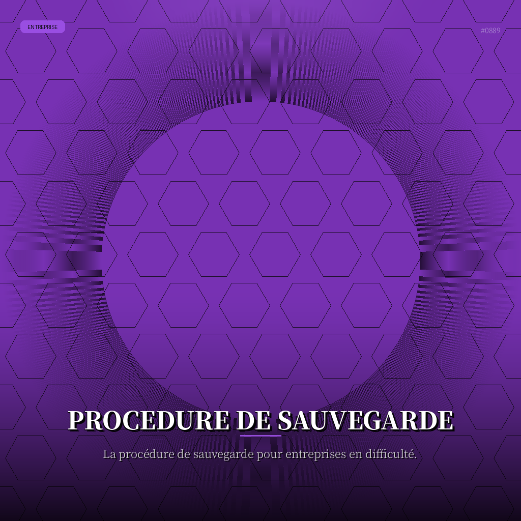 Procedure de Sauvegarde