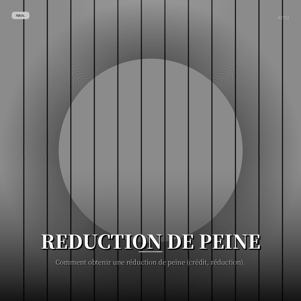 Reduction de Peine