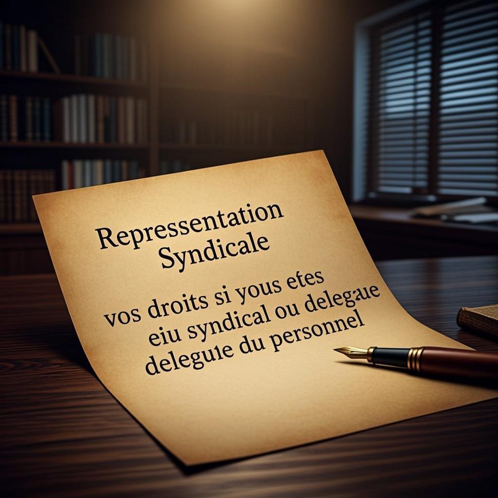 Representation Syndicale