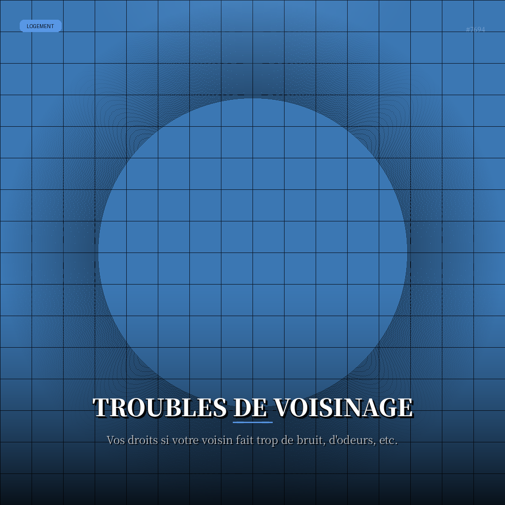 Troubles de Voisinage