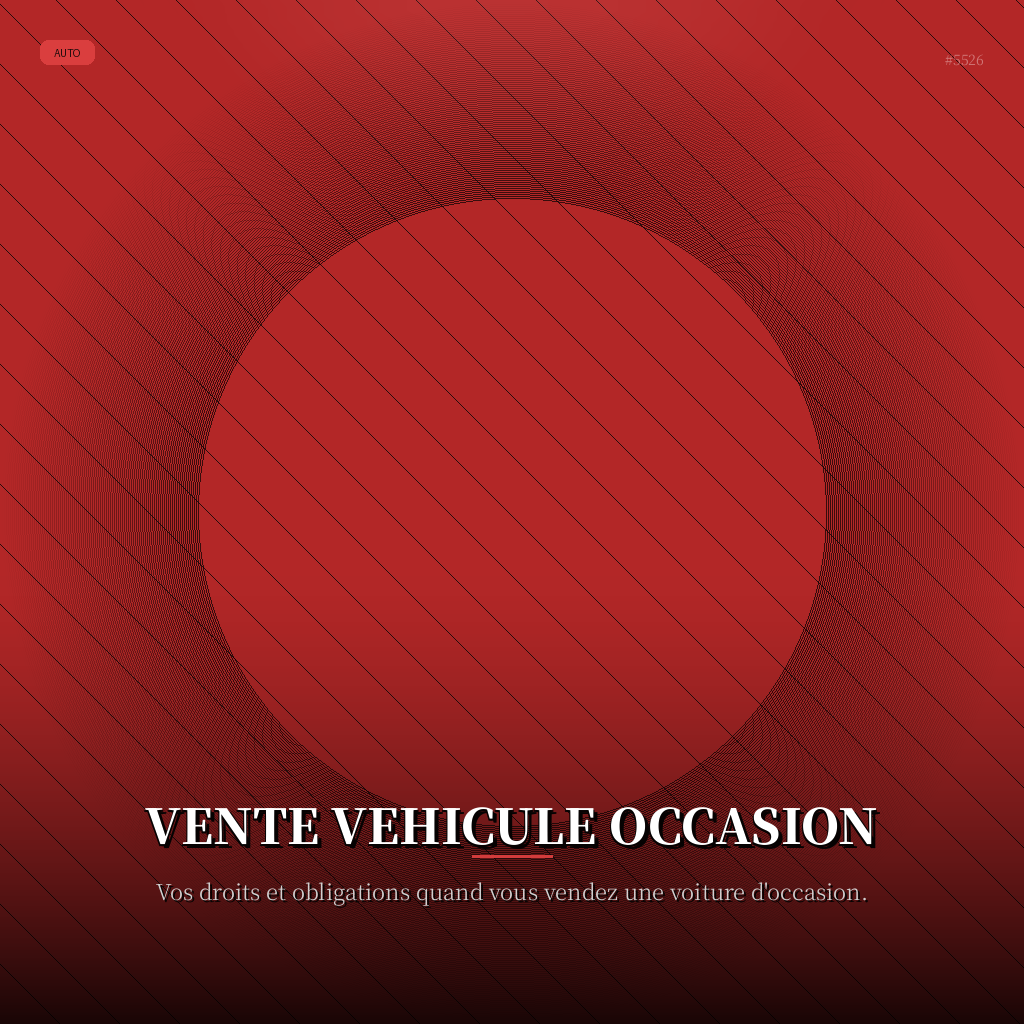 Vente Vehicule Occasion