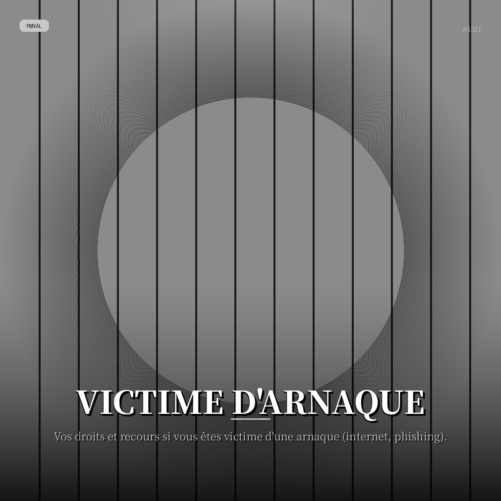 Victime d'Arnaque